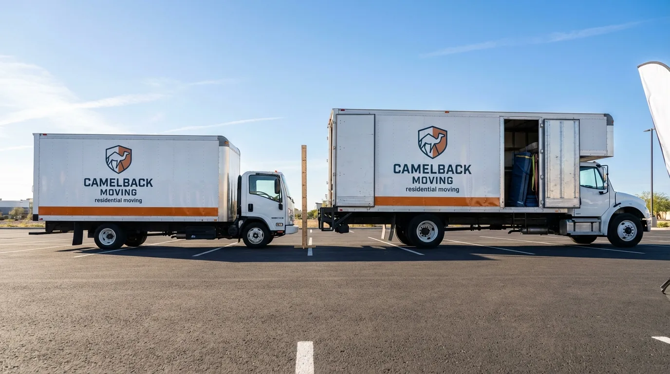 Moving truck size capacity guide in Natick